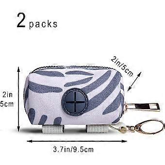 Distributeur de sac à crottes de chien, Distributeur de sacs à crottes de chien, Distributeur de sacs à déchets pour chiens, Distributeur de sacs à crottes de chien, vert et gris 2 pièces Fontainebleau
