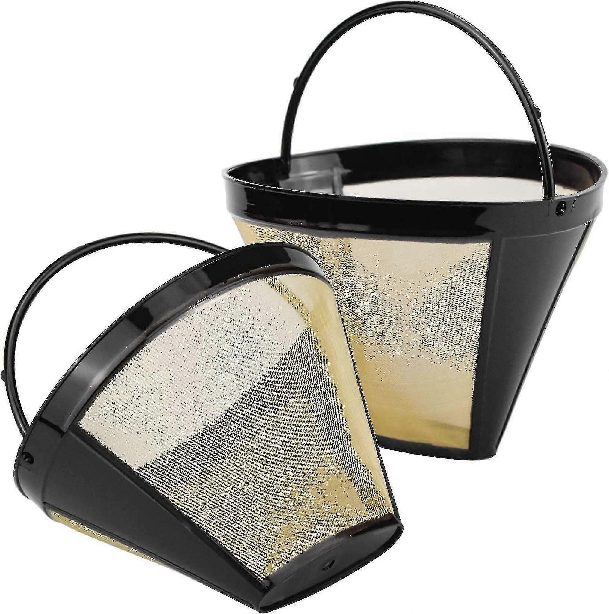 2 Reusable Permanent Coffee Filters Replacement Coffee Filter