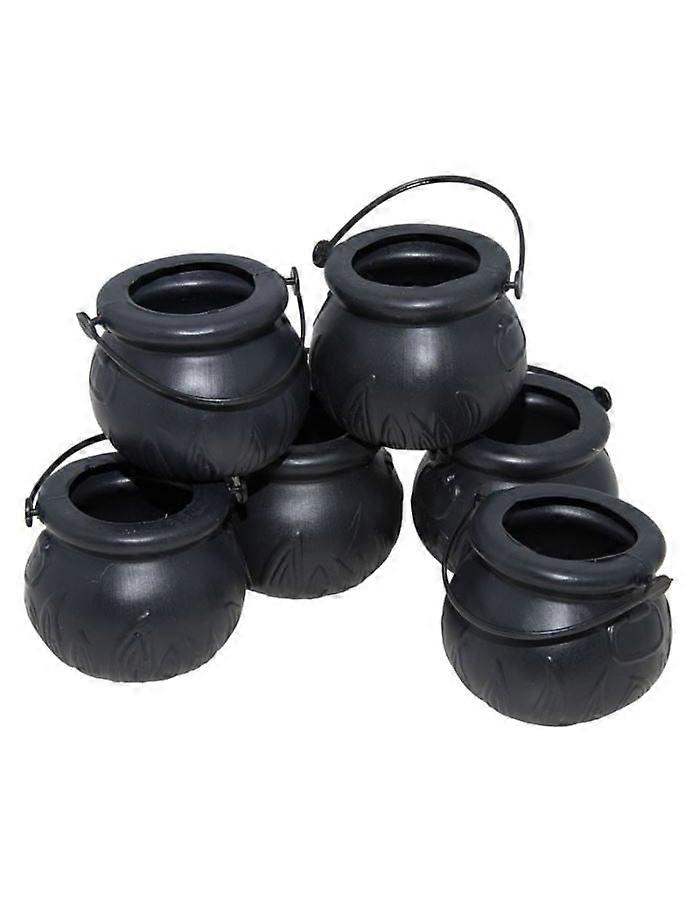 6 Mini cauldrons 6 cm