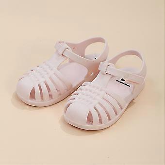 Soft Non-Flip Jelly Sandals for Boys & Girls, Assorted Solid Color Kids Footwear