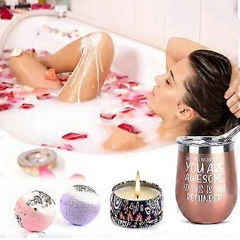 Birthday Gifts For Women Best Friend -relaxing Spa Gift Box Basket For Her Friendship Mom, Get Well Soon Self Care Gifts For Women Female Sister , Uni
