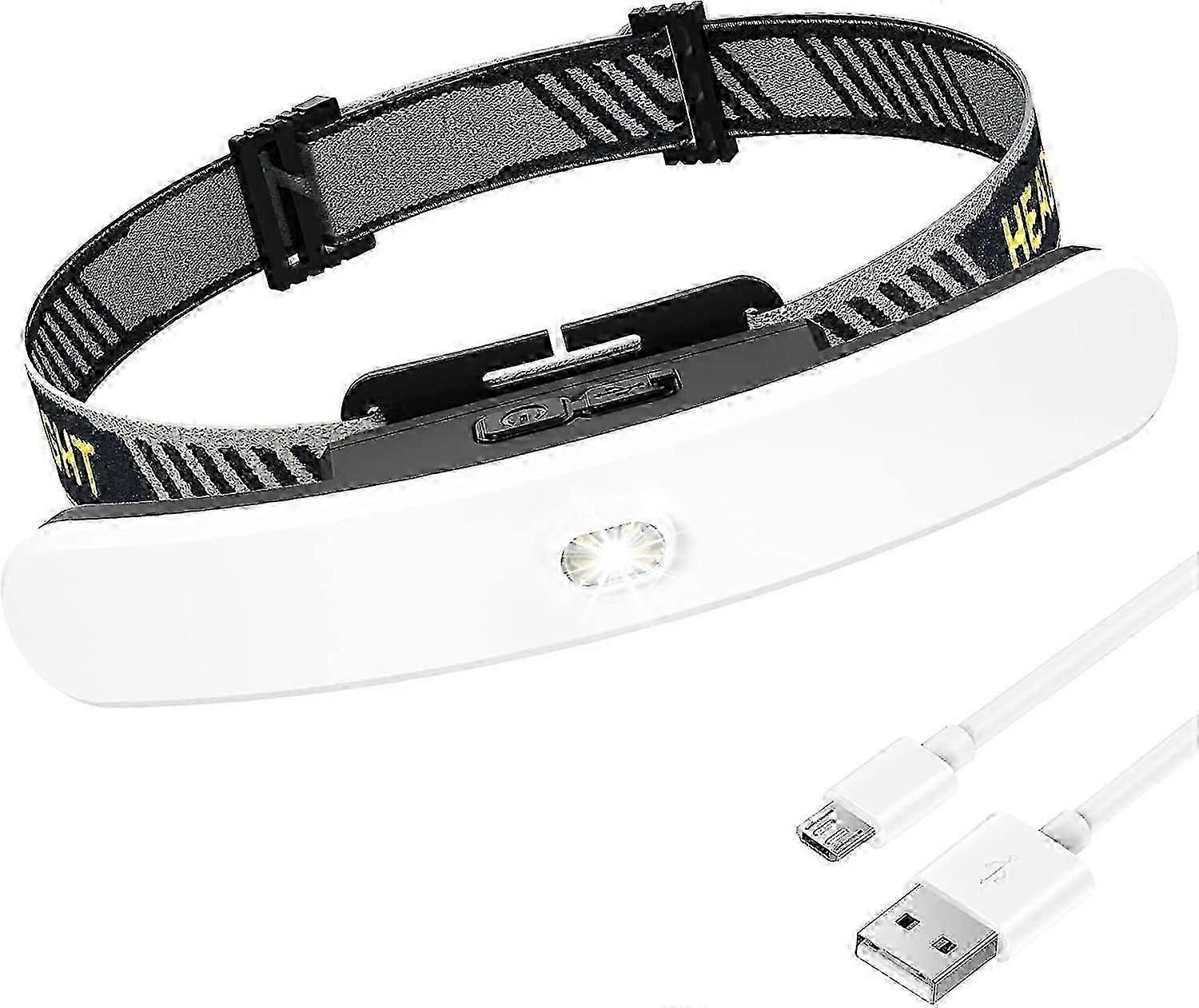 Rechargeable Head Lamp, 6 Lighting Modes with 90-Degree Adjustable Angle, 2000mAh Capacity