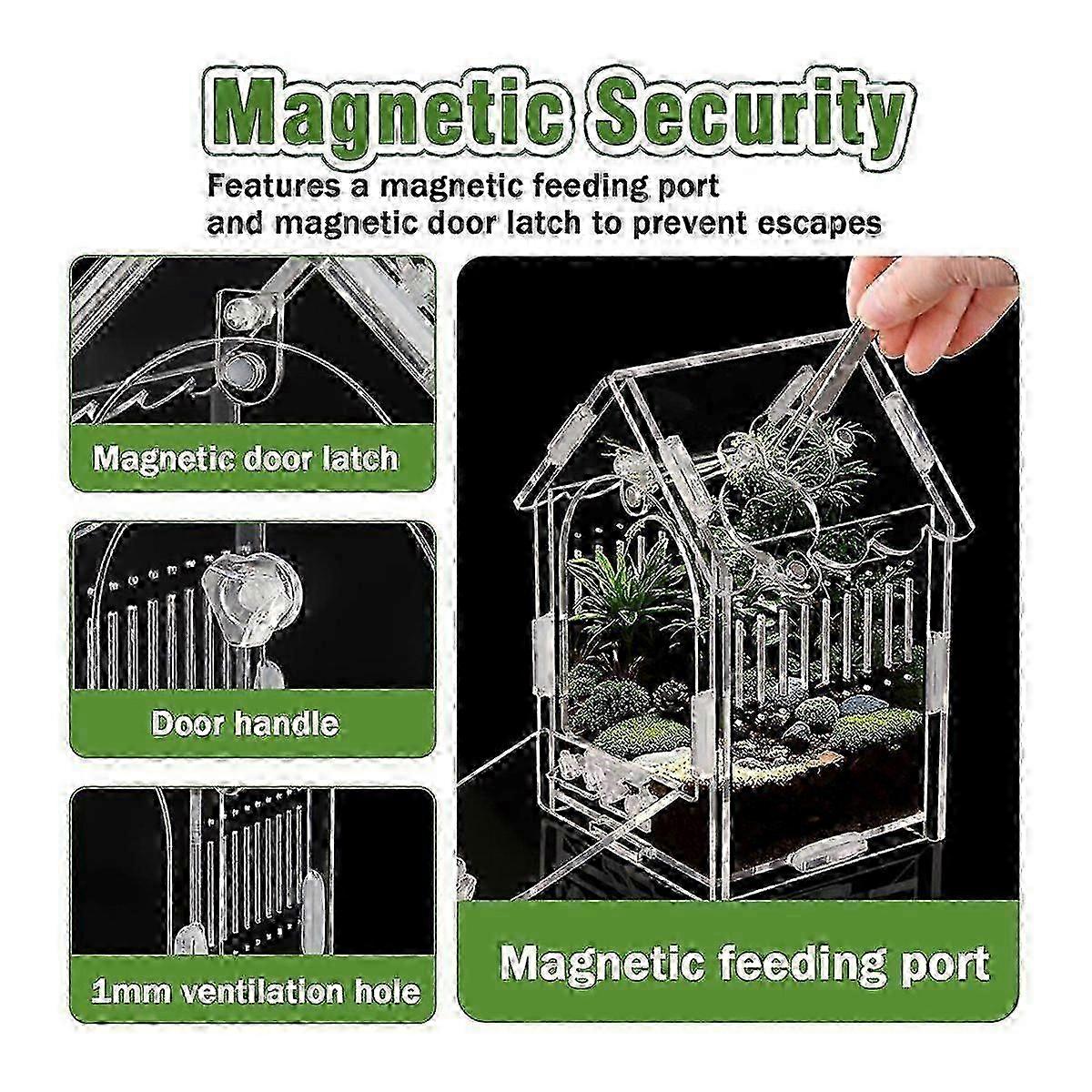 Magnetic Door Spider Enclosure