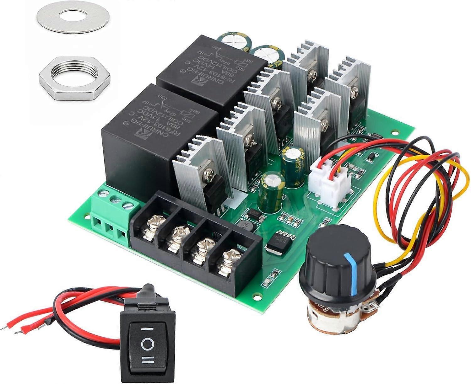 PWM Speed Controller Adjustable Driver Switch Low Voltage DC, 40A