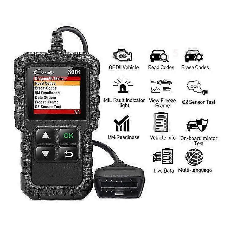 EOBD Compliant Code Reader With Freeze Frame