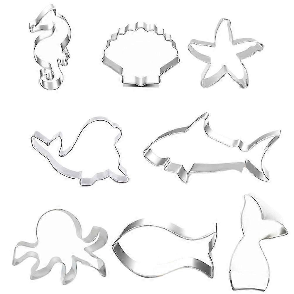 Sea Creature Stainless Cookie Cutters 3 Sets