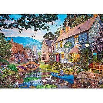 Tea On The River Puzzel 1000 Stukjes