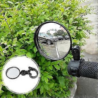 2Pcs Motorcycle Mirrors Rotatable Rearview Mirrors Adjustable Bike Rearview Mirrors-Good