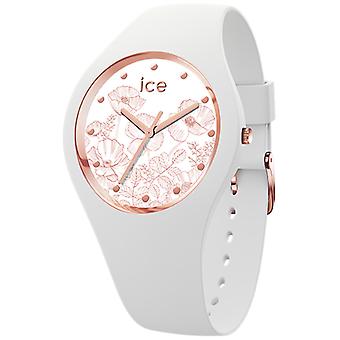 Ice flower Quartz Analog Women Watch with Silicone Bracelet IC016662