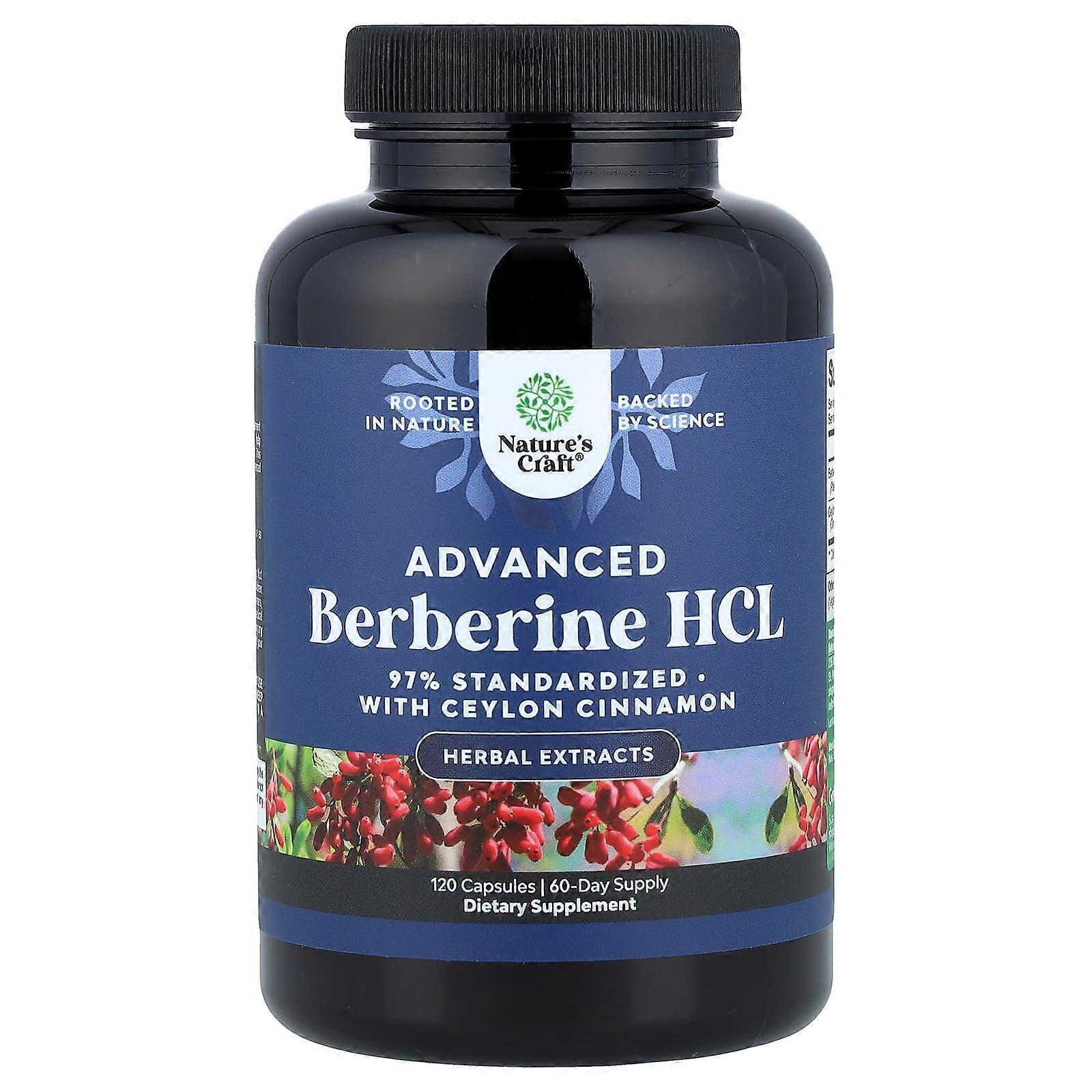 Nature's Craft, Berberine, 120 Capsules
