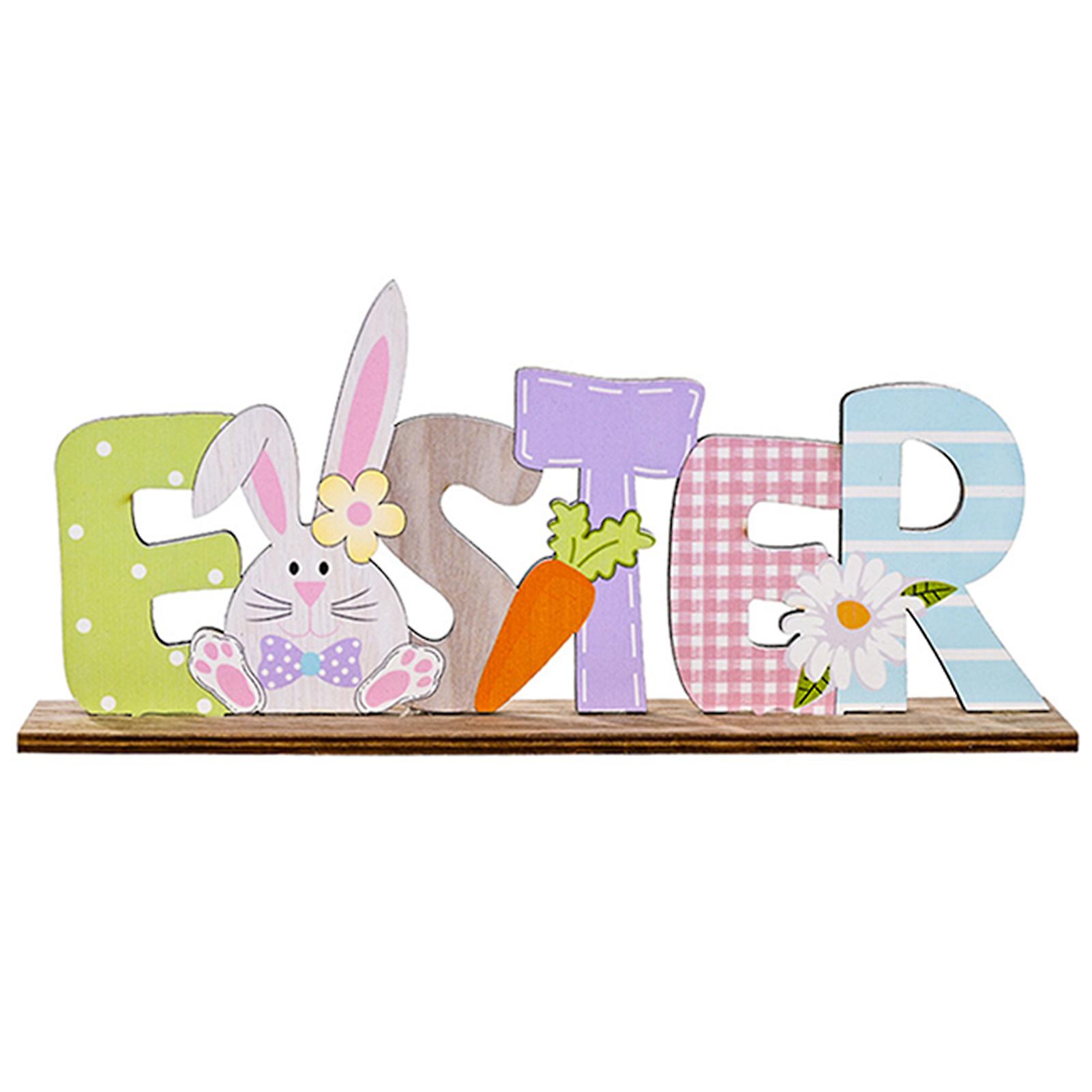 Easter Wooden Table Decorations Easter For Party