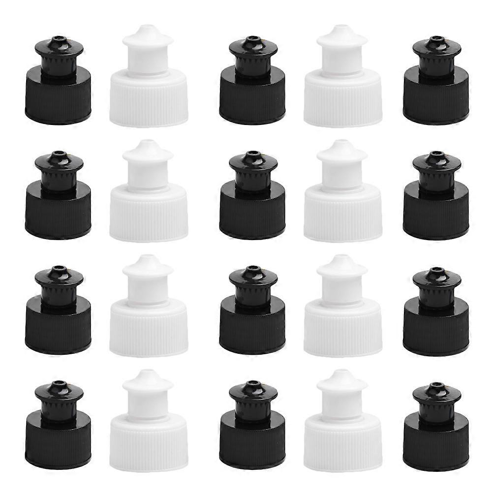 Water Bottle Caps Professional Bottle Lids with Push Pull 80Pcs