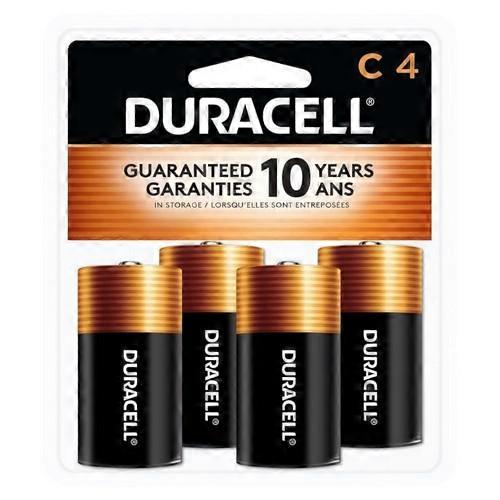 Duracell Alkaline Batteries C, 4 Count