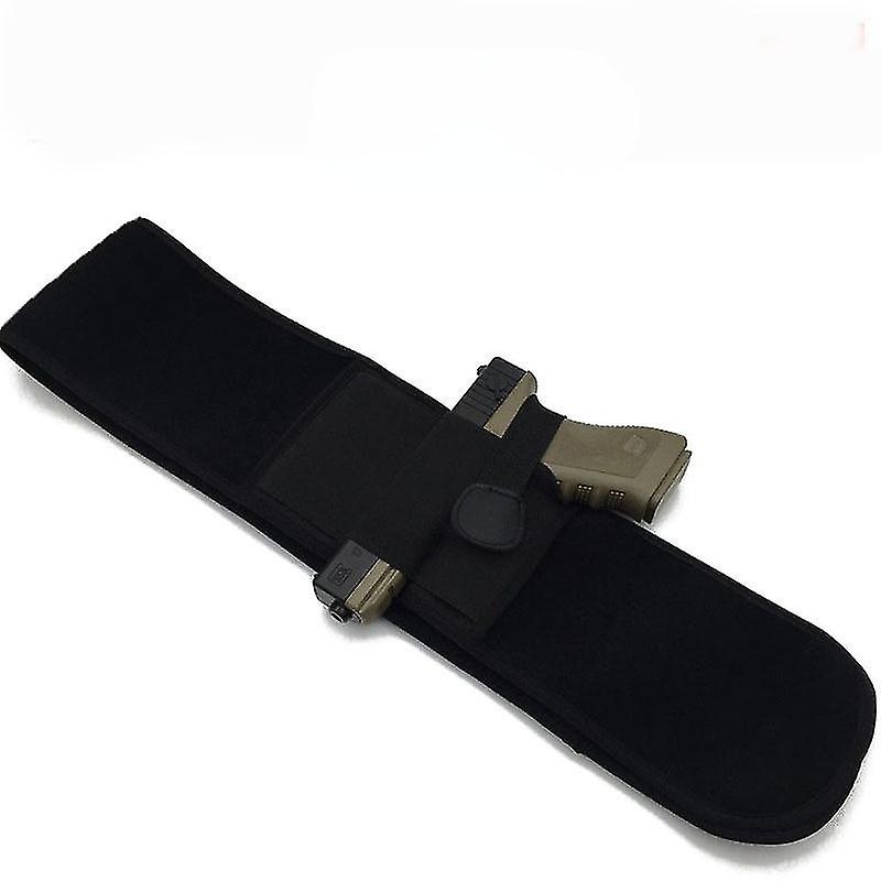 Left Hand Tactical Thickened Waist Seal High Elasticity Left And Right Multifunctional Invisible Waist Holster Real Cs Belt Holster