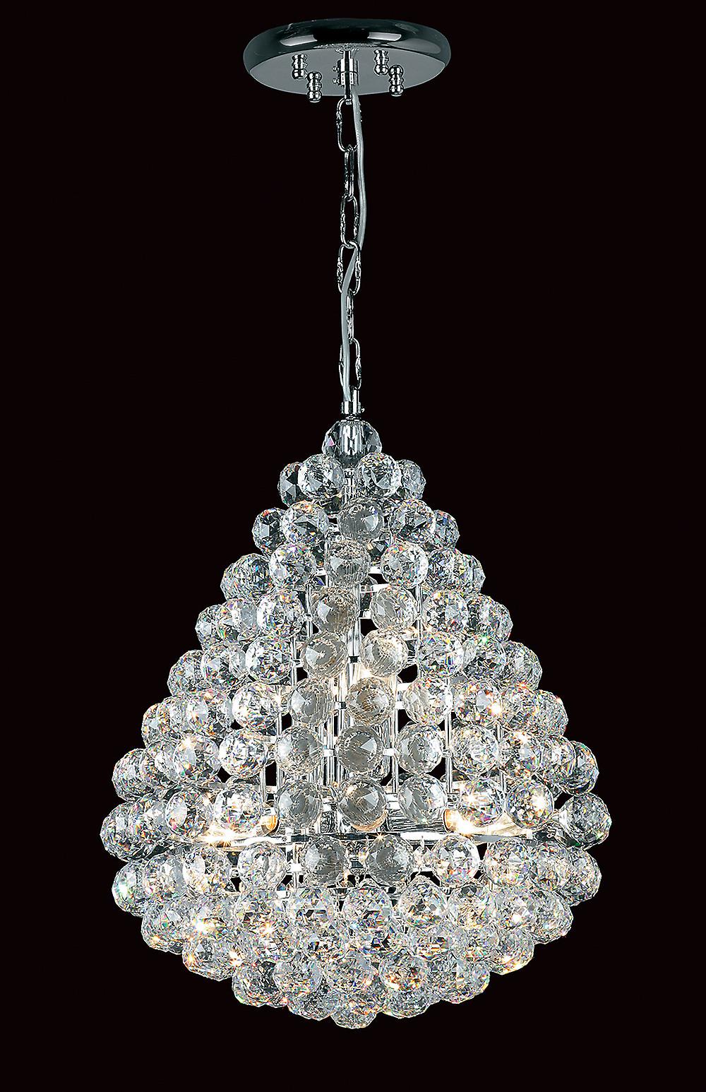 Marseille 8 Light Crystal Chrome