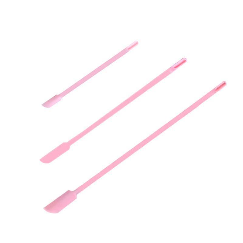 31X15cm Pink Spatulas 3pcs Last Drop Spatulas Beauty Spatulas Silicone Scraper Lotion Spatulas