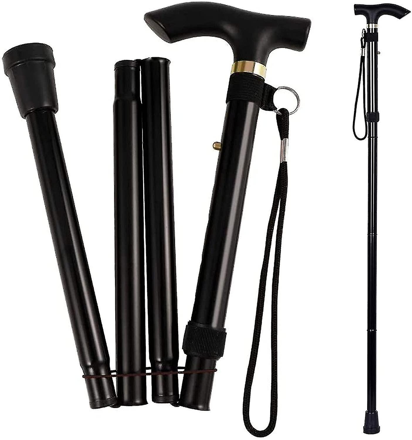 Foldable And Adjustable Design Walking Cane Folding Cane Portable Walking Cane