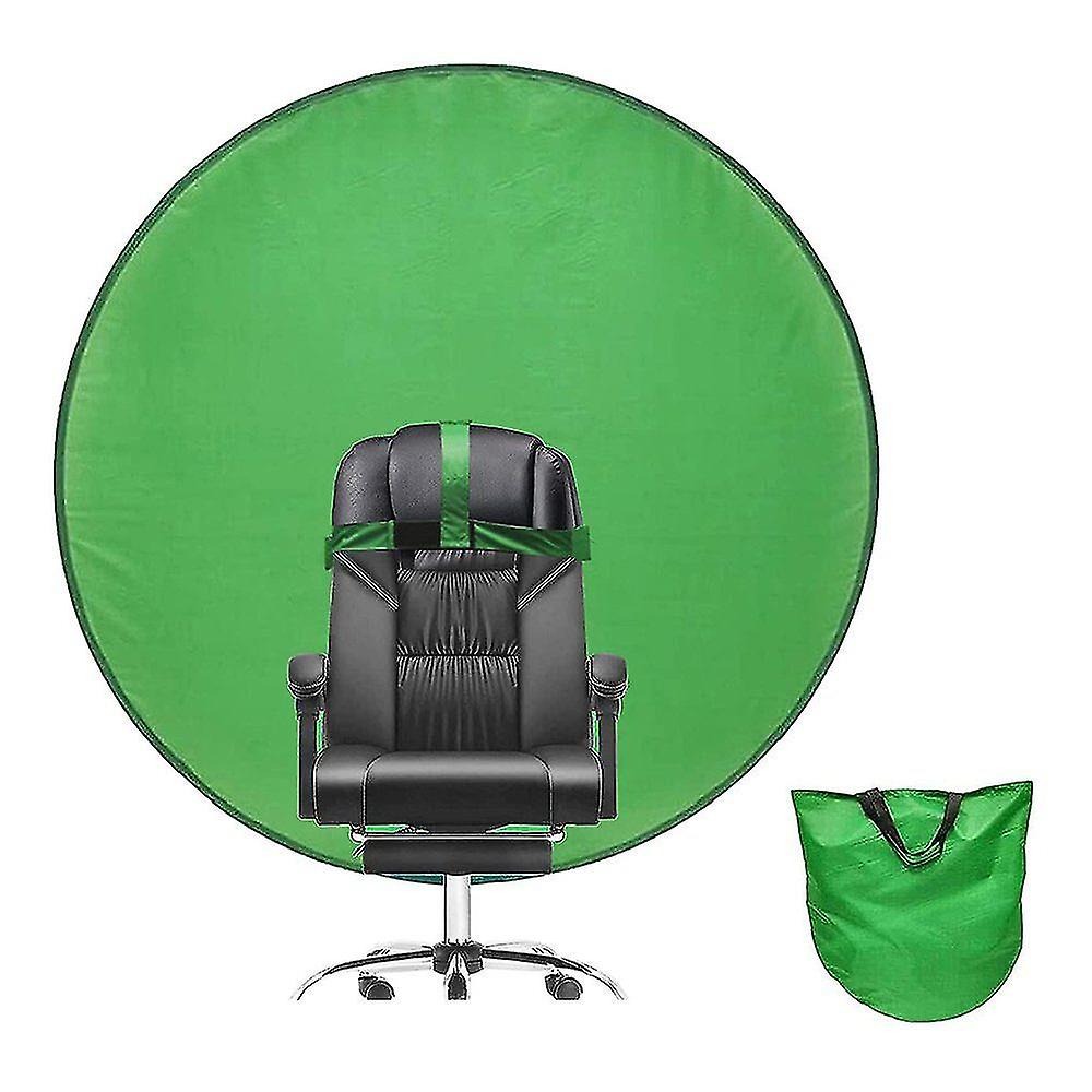 142cm Background Backrest,foldable Background,diameter Double Sided Green Screen,green Screen Chair,chromakey Backgrounds,green