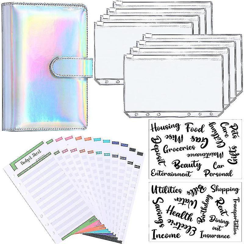 A6 Pu Leather Notebook Binder Refillable 6 Ring Binder For A6 Filler Paper