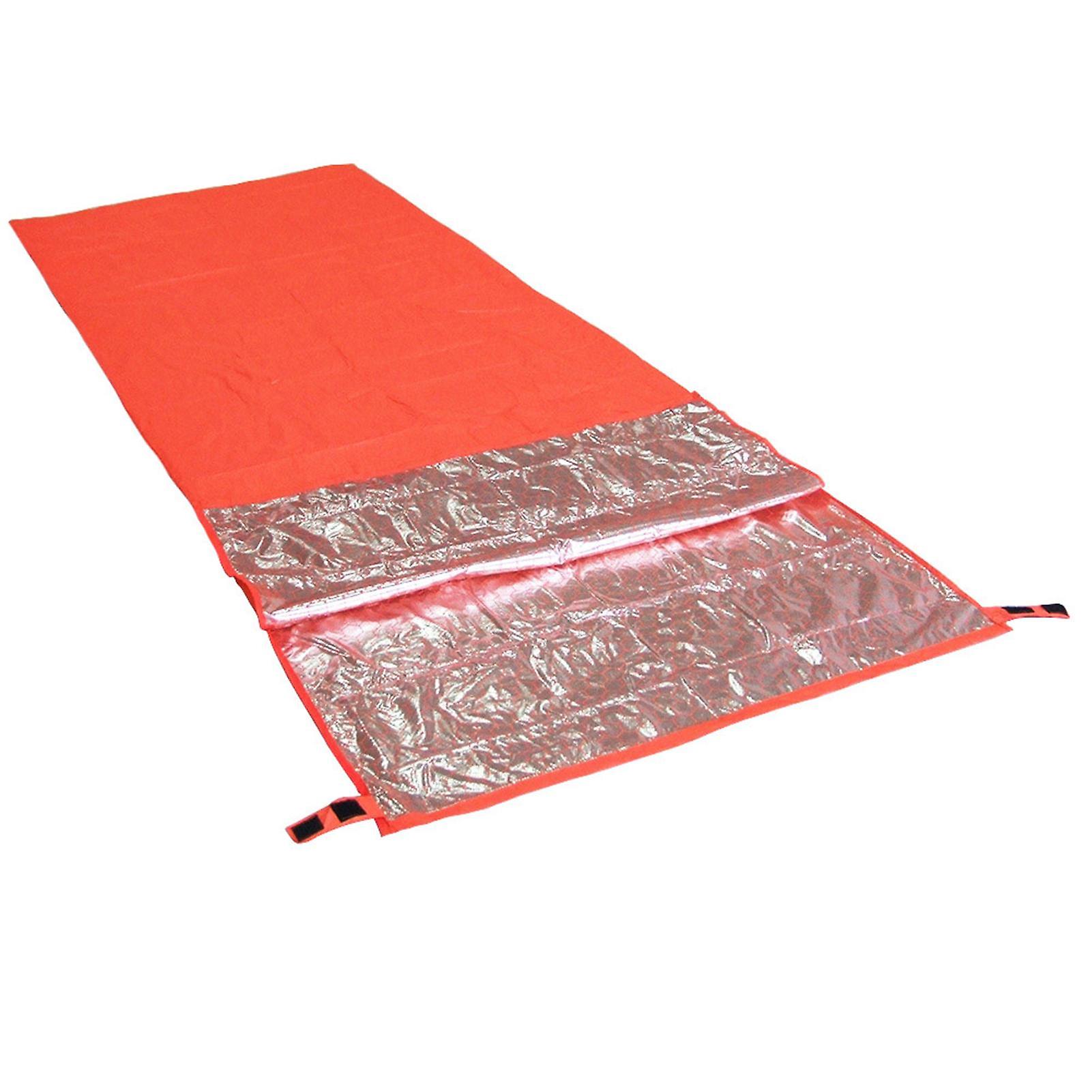 TOMSHOO Portable Warming Single Sleeping Bag Reflective Lock Temperature Outdoor Camping Travel