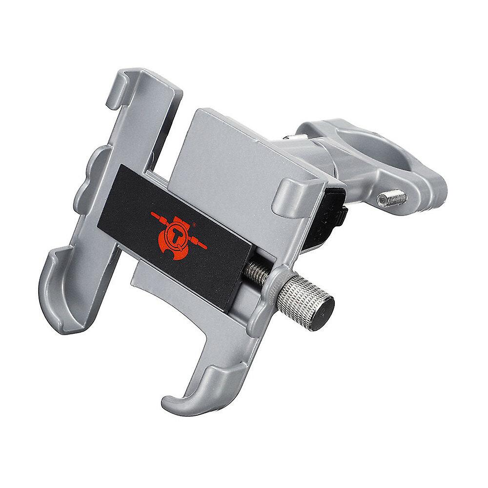 12V 2a Usb Charging Phone Holder For Motorcycle Handlebar/rearview Mirror - Aluminum Alloy Mount Bracket