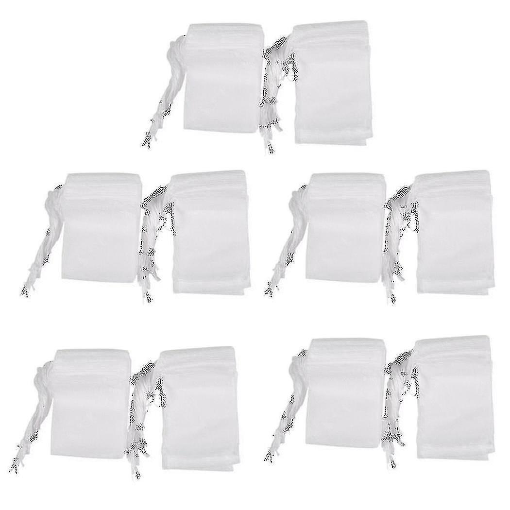 500 Pcs Disposable Empty Tea Bag String Heat Seal Filter Paper
