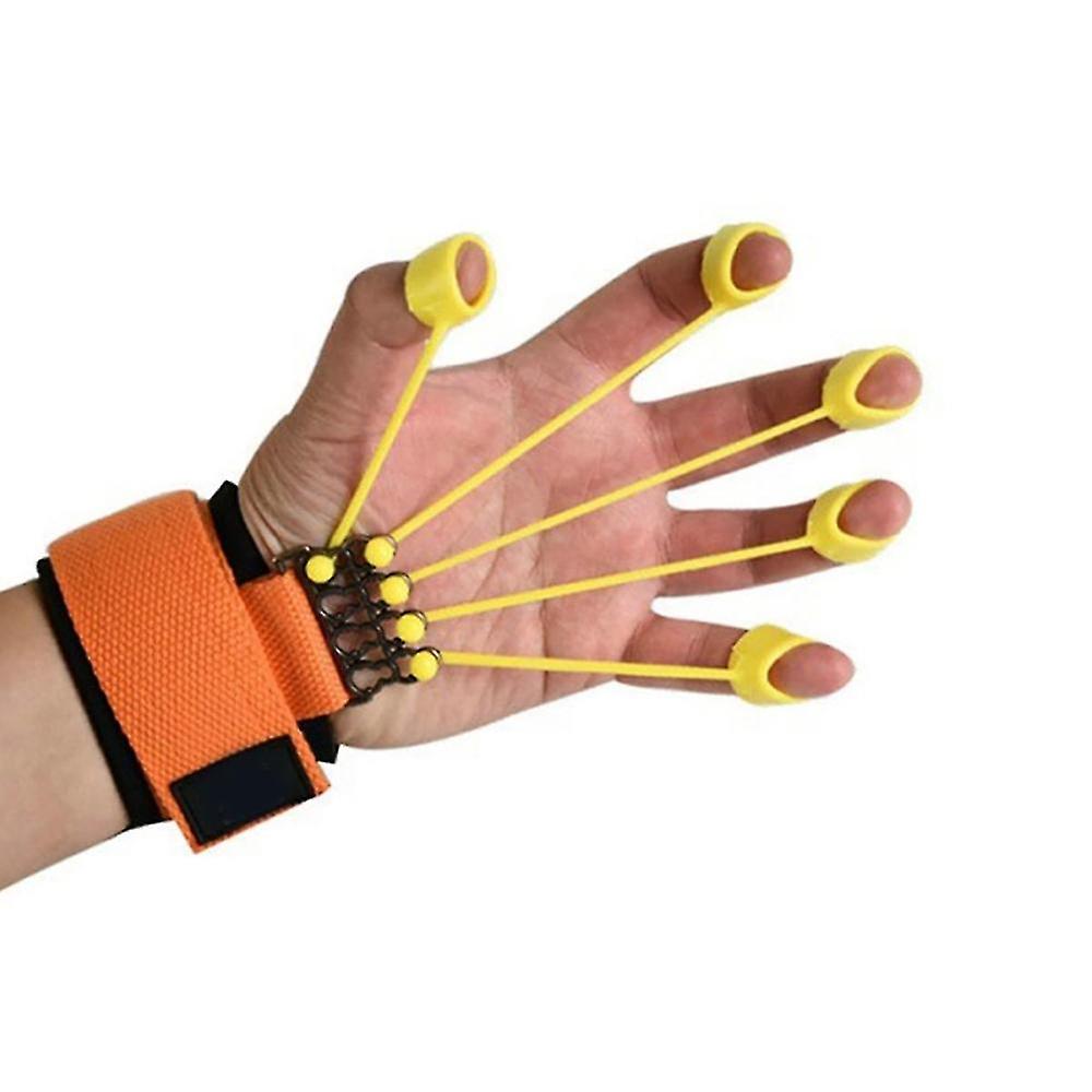 מחזק אצבעות סיליקון אצבע כיפוף Extensor מכשיר אימון מאמן יד שיקום Eq