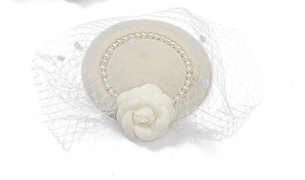 Women Wool  Cashmere Hat, Derby Ascot Photography Fascinator Flower Hat，Ladies’ Cocktail Tea Party H