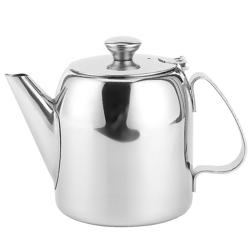 Coffee Pot Teapot Stainless Steel Kettle Cold Water Jug Short Spout for Hotel Restaurant20oz(Approx.500ml)
