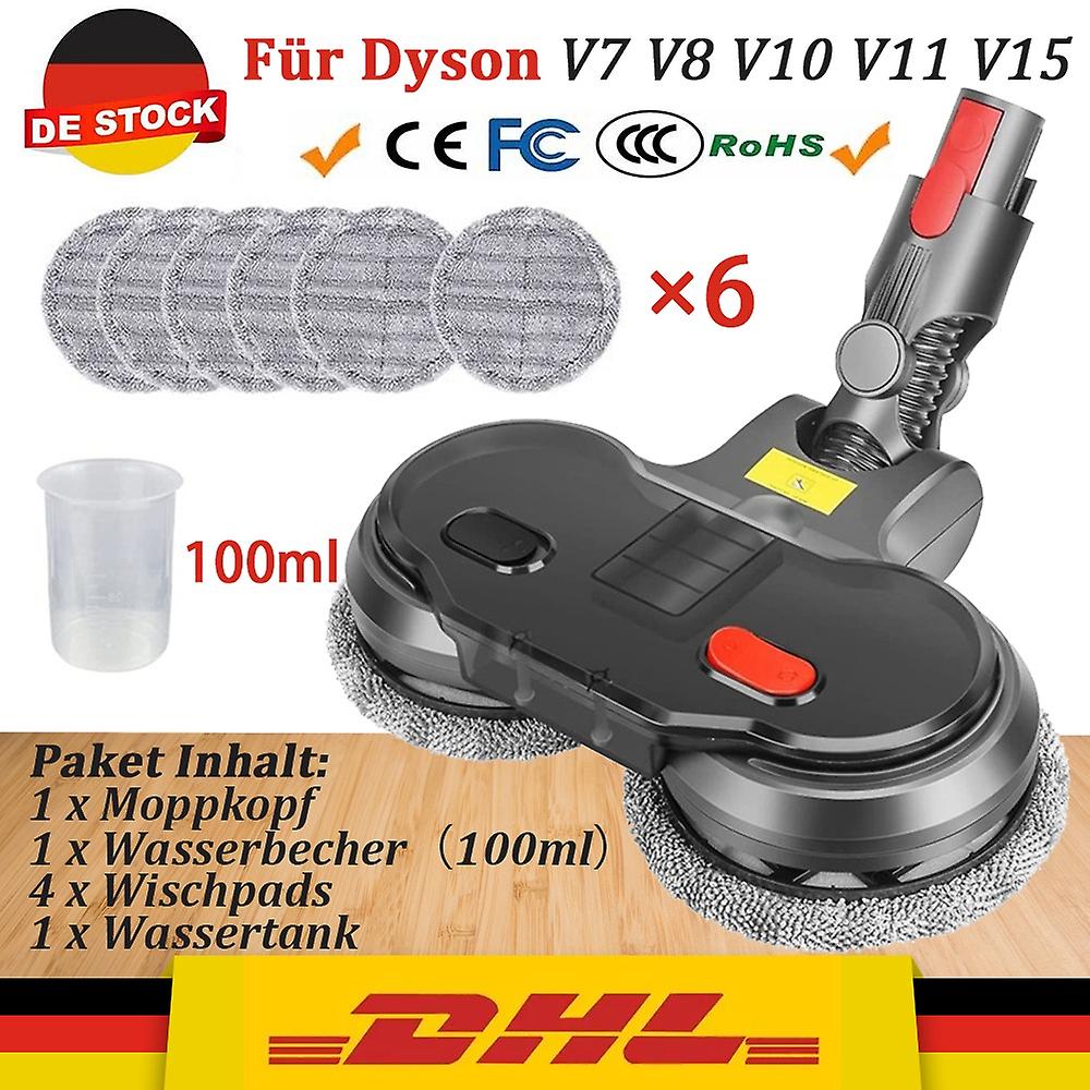 Washable Electric Mop Head for Dyson V7 V8 V10 V11 with Water Tank Kit