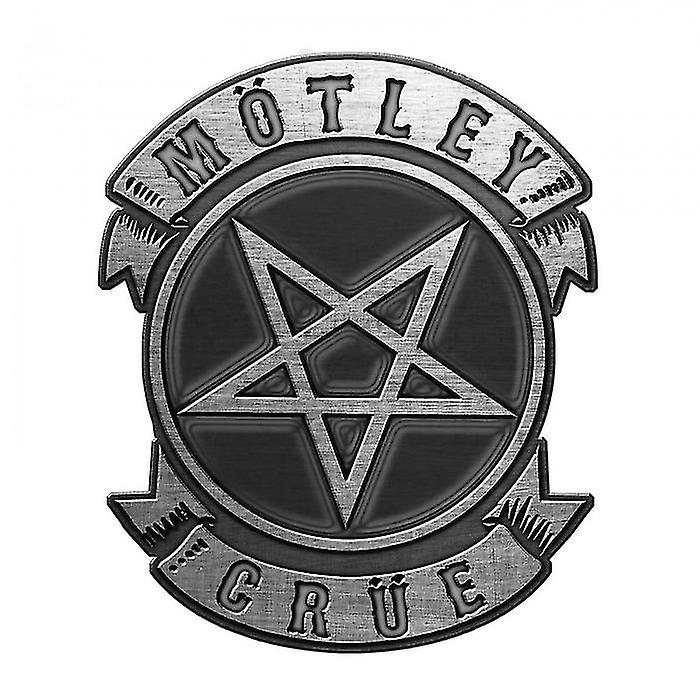 Motley Crue Enamel Pentagram Badge