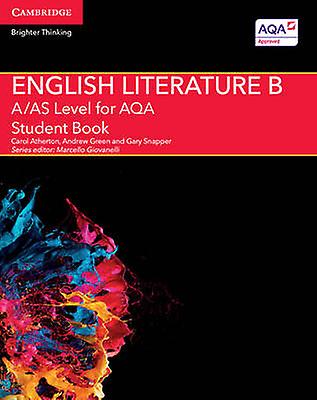 Aas Level English Literature B For Aqa Student Book by Gary Snapper Paperback Book