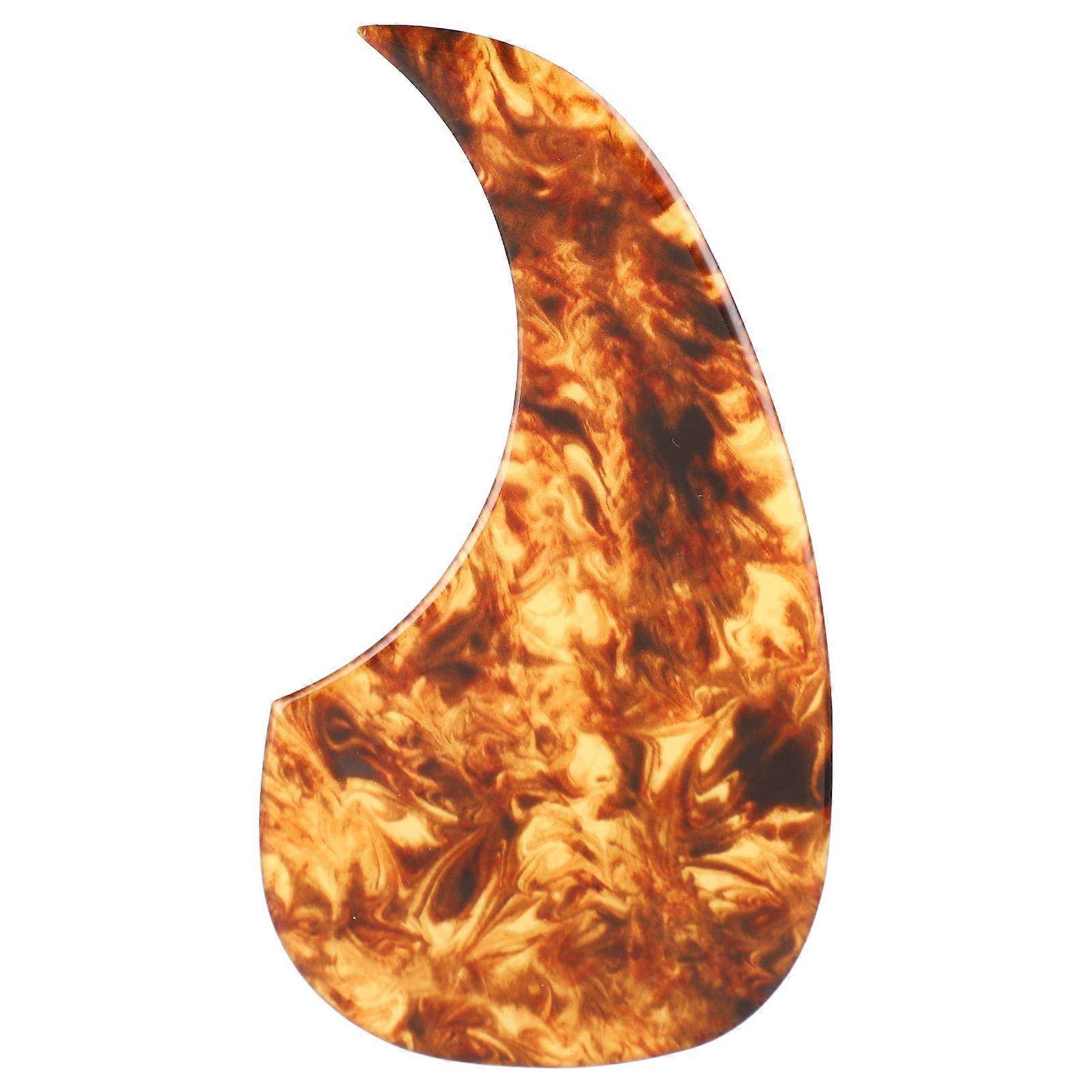 Acoustic Guitar Pickguard PVC Self Adhesive Comma Shape Protective Scratch Guard Durable Decorative Accessory