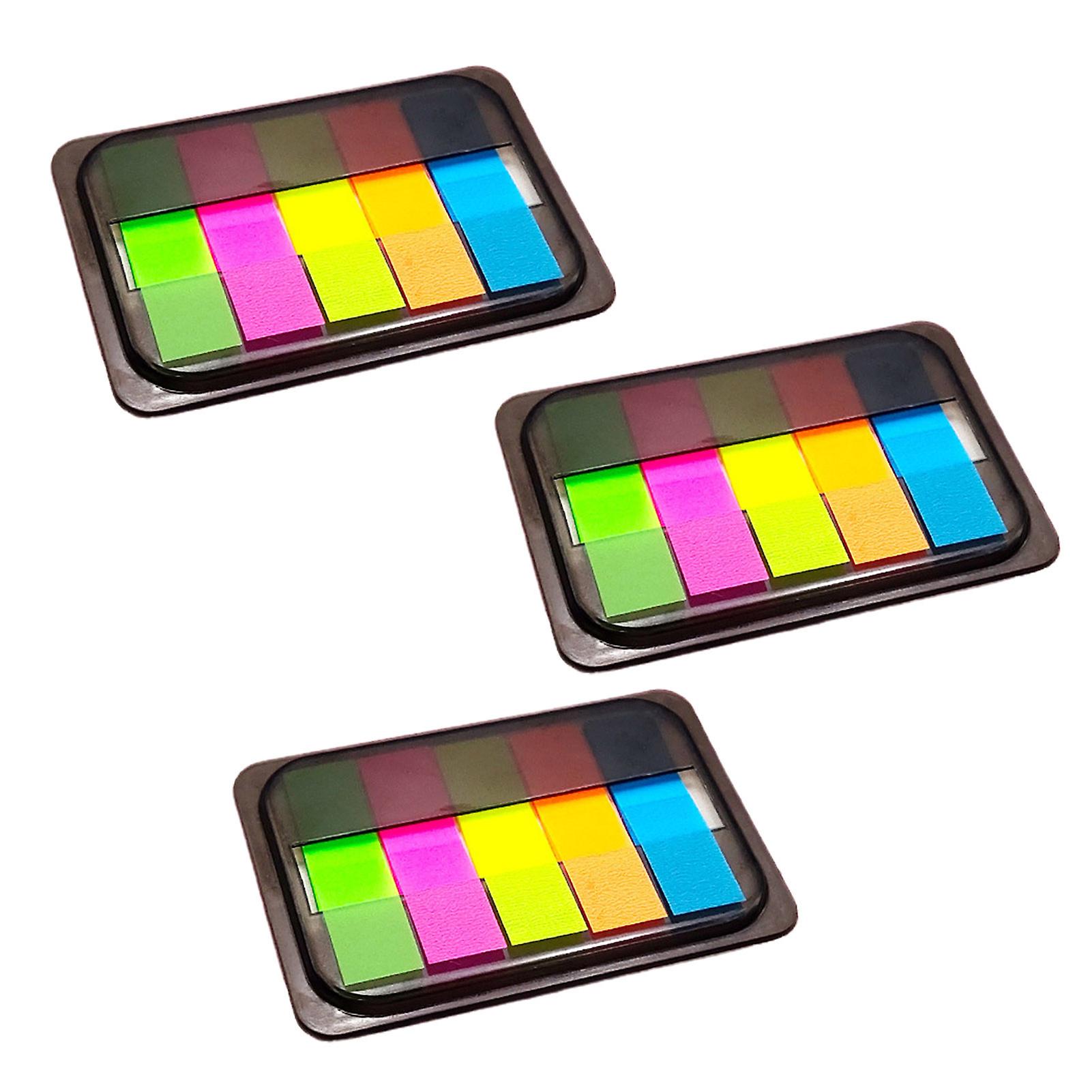 300pcs Sticky Index Tabs Self Adhesive Rich Color Waterproof Transparent Sticky Page Markers Small Pop Up Index Tabs Flag Stickers