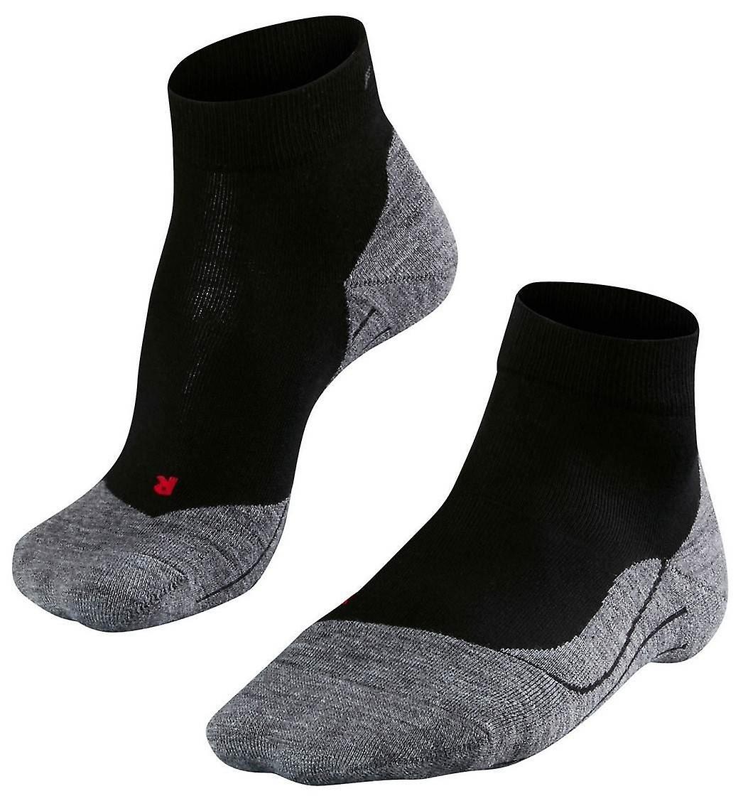 Falke Running 4 Medium Short Socks - Black Mix