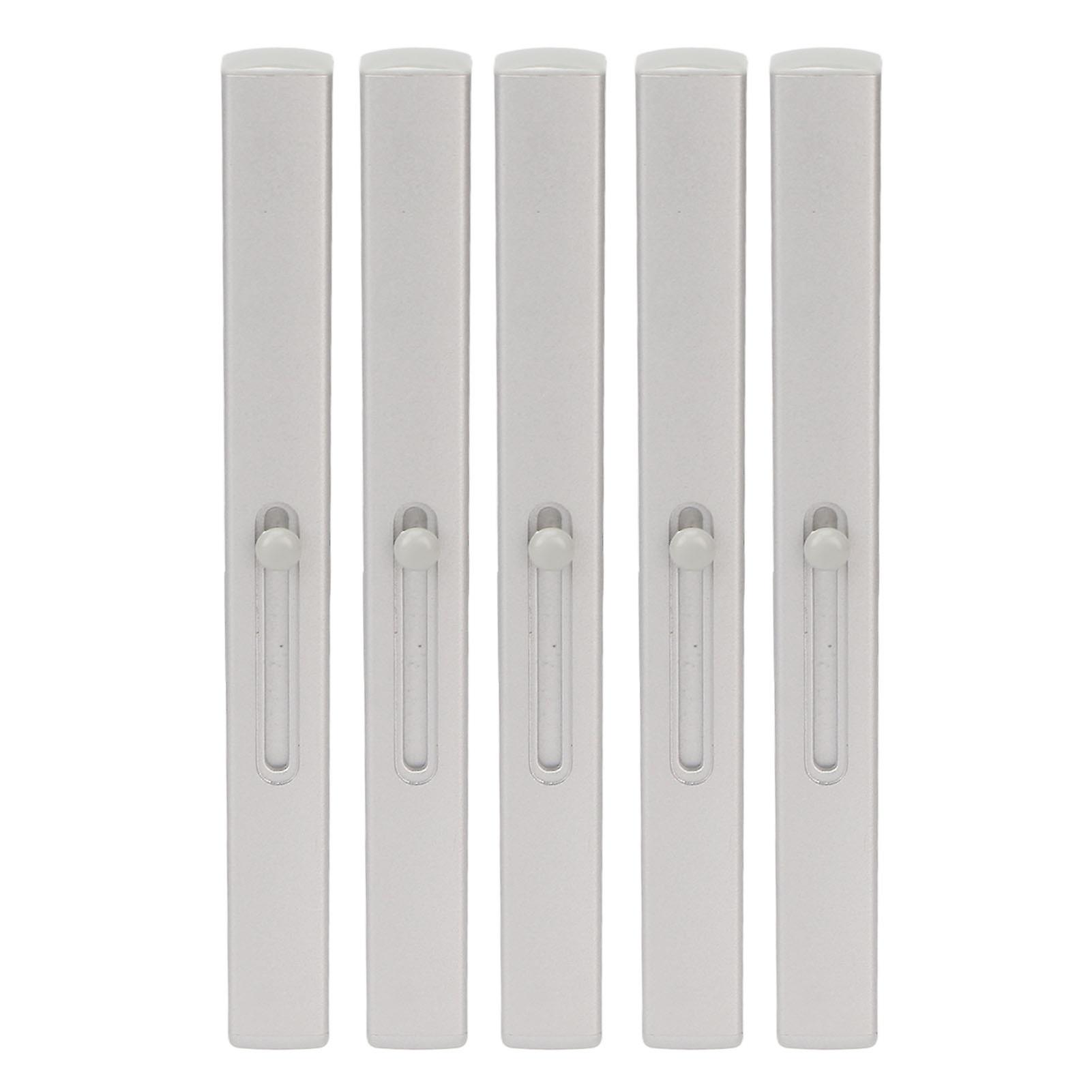 5 Pcs Lip Brushes, Foldable, Portable, Multifunctional, Single-sided Nylon Lip Brushes, Gray Shell