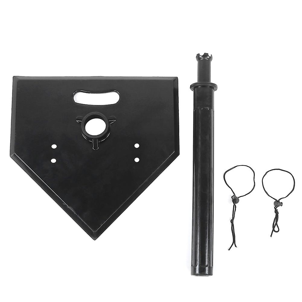 Adjustable Baseball Softball Batting Tee Stand Practice Training Hitting AccessoriesBlack