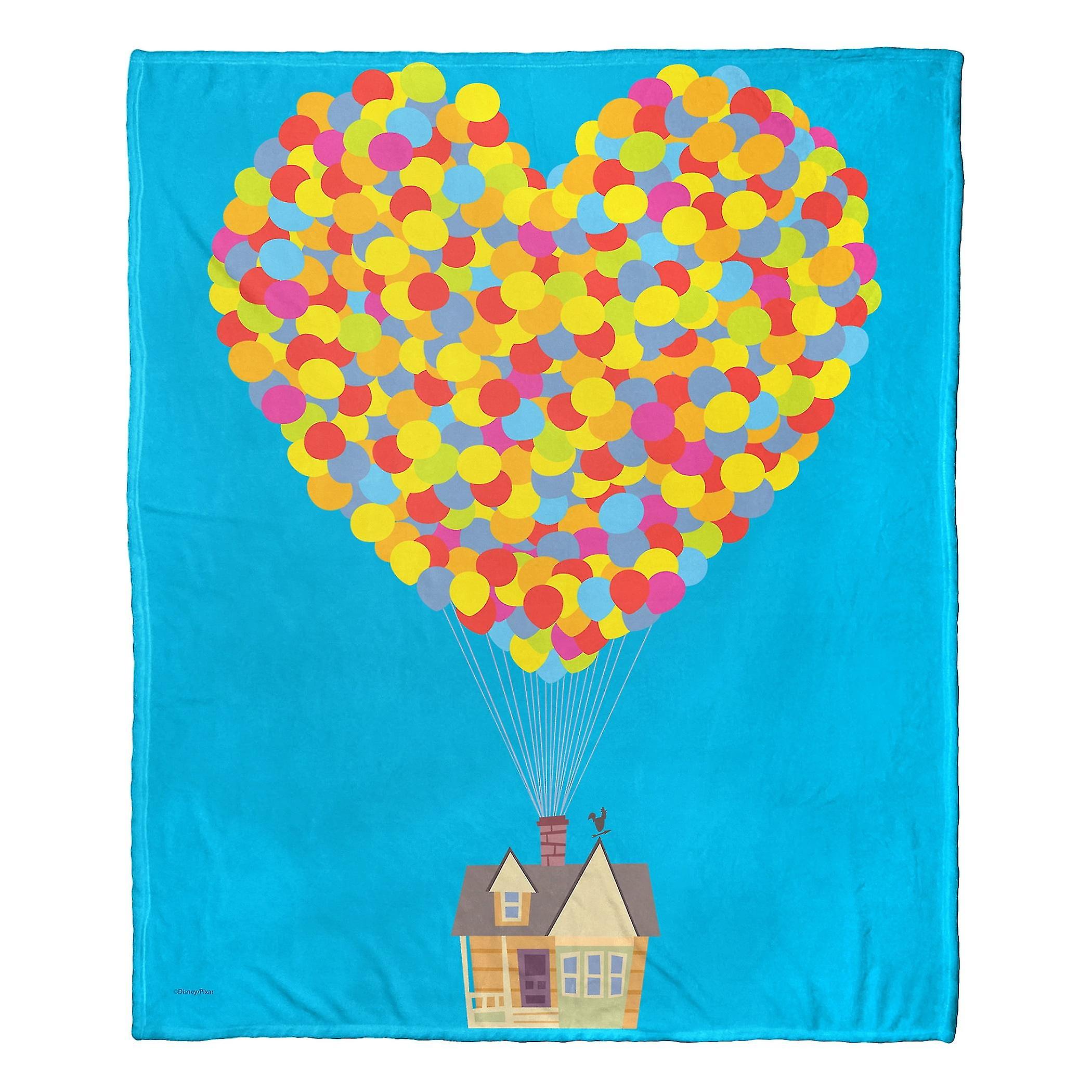 Up Balloon Heart Aggretsuko Comics Silk Touch Throw Blanket; -ujki116