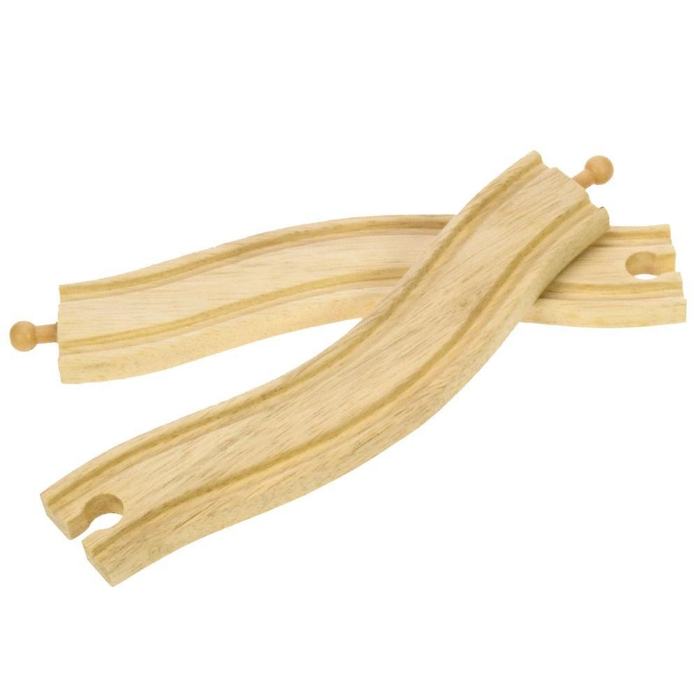 Bigjigs Wooden Railway Wavy Track x 2
