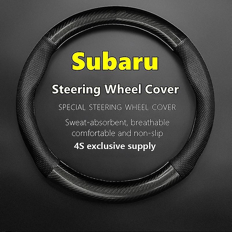 לרכב סובארו כיסוי גלגל הגה עור התאמת סיבי פחמן פורסטר אימפרזה אאוטבק לגאסי xv wrx 