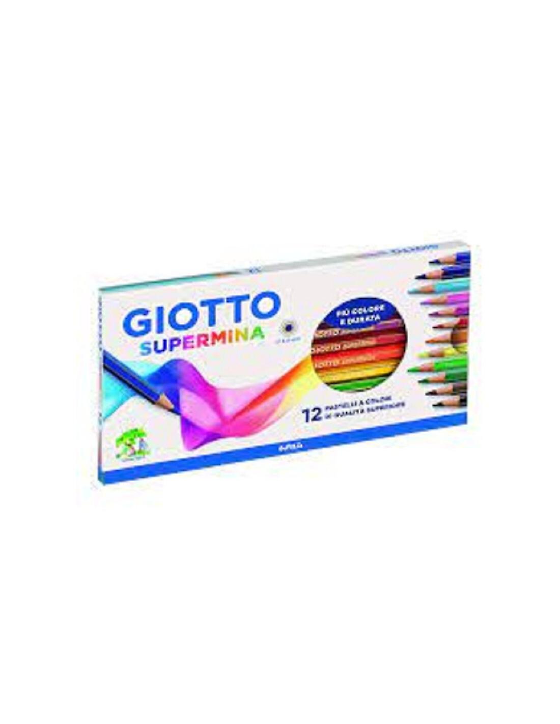 Pasteluri colorate Giotto Supermina - Pachet 12