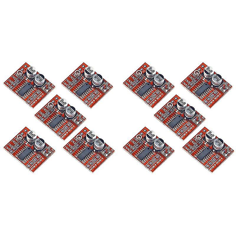 10Pcs Dual H-bridge Dc Stepper 1.5a 2 Way Dc Motor Driver Module Replace Stepper L298n For Smart Car Power