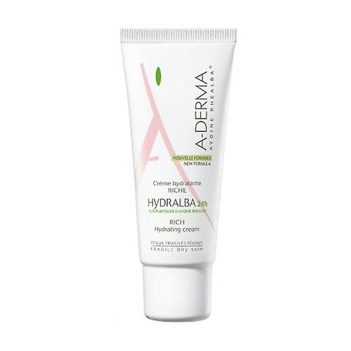 A-derma Hydralba Rich Moisturizing Cream 24H 40 ml of cream