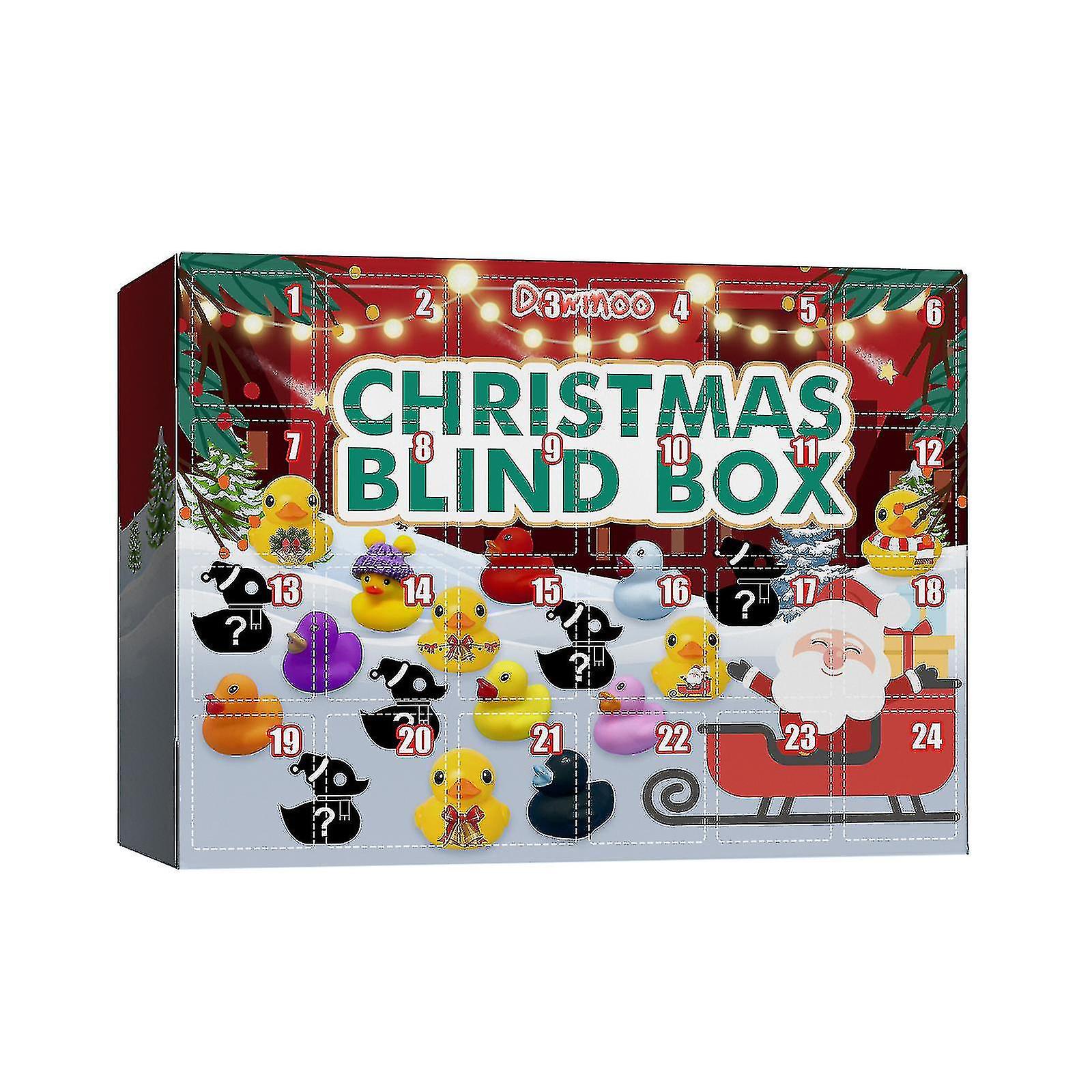 Kreativekraft Ημερολόγιο Έλευσης - Λαστιχένιες πάπιες 2022 Ημερολόγιο έλευσης 24τμχ Δώρο