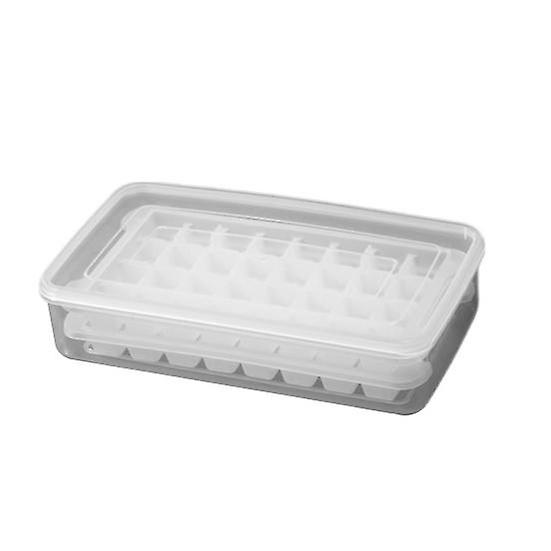 Ice Tray with Lid Bin Scooper Ice Twist Release Design Ice Mold Easy Clean