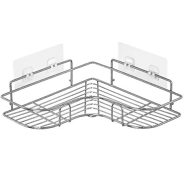 Bathroom Corner Shower Rack Stainless Steel Triangular Shampoo Soap Holders Racks