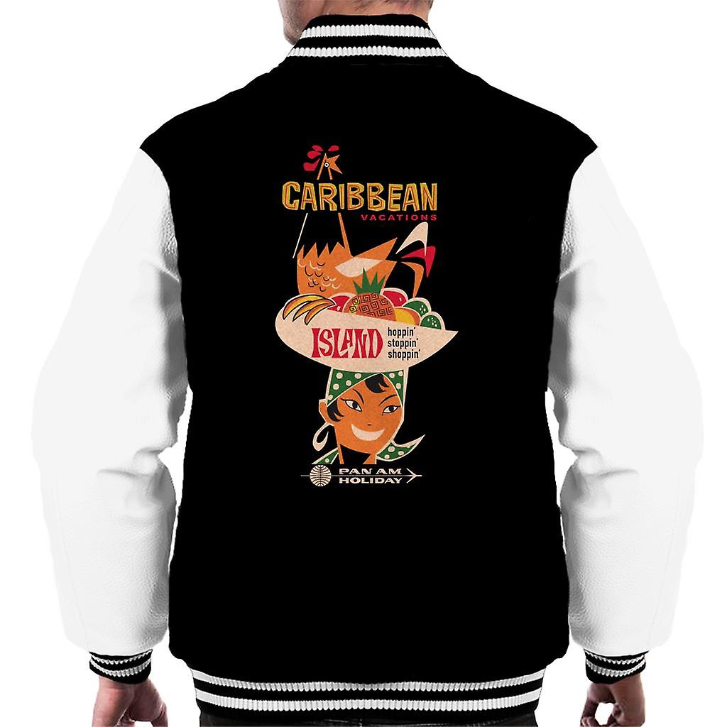 Pan Am Caribbean Vacations Men's Varsity Jacket