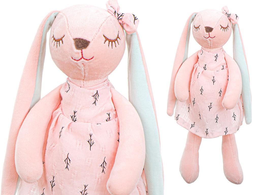 Plush Rabbit Mascot Pink 35cm