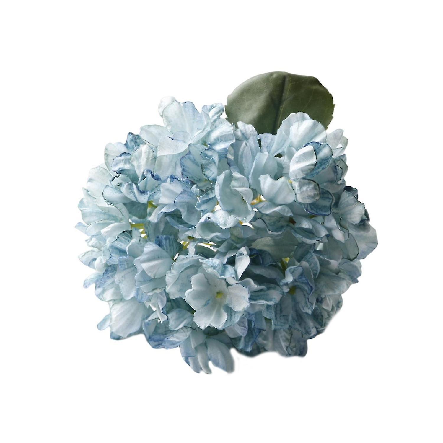 1 Branch Artificial Hydrangea Easy Care No Watering Faux Silk Cloth Simulation Flower DIY Wedding Br