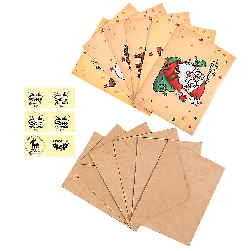 6set Christmas Cards